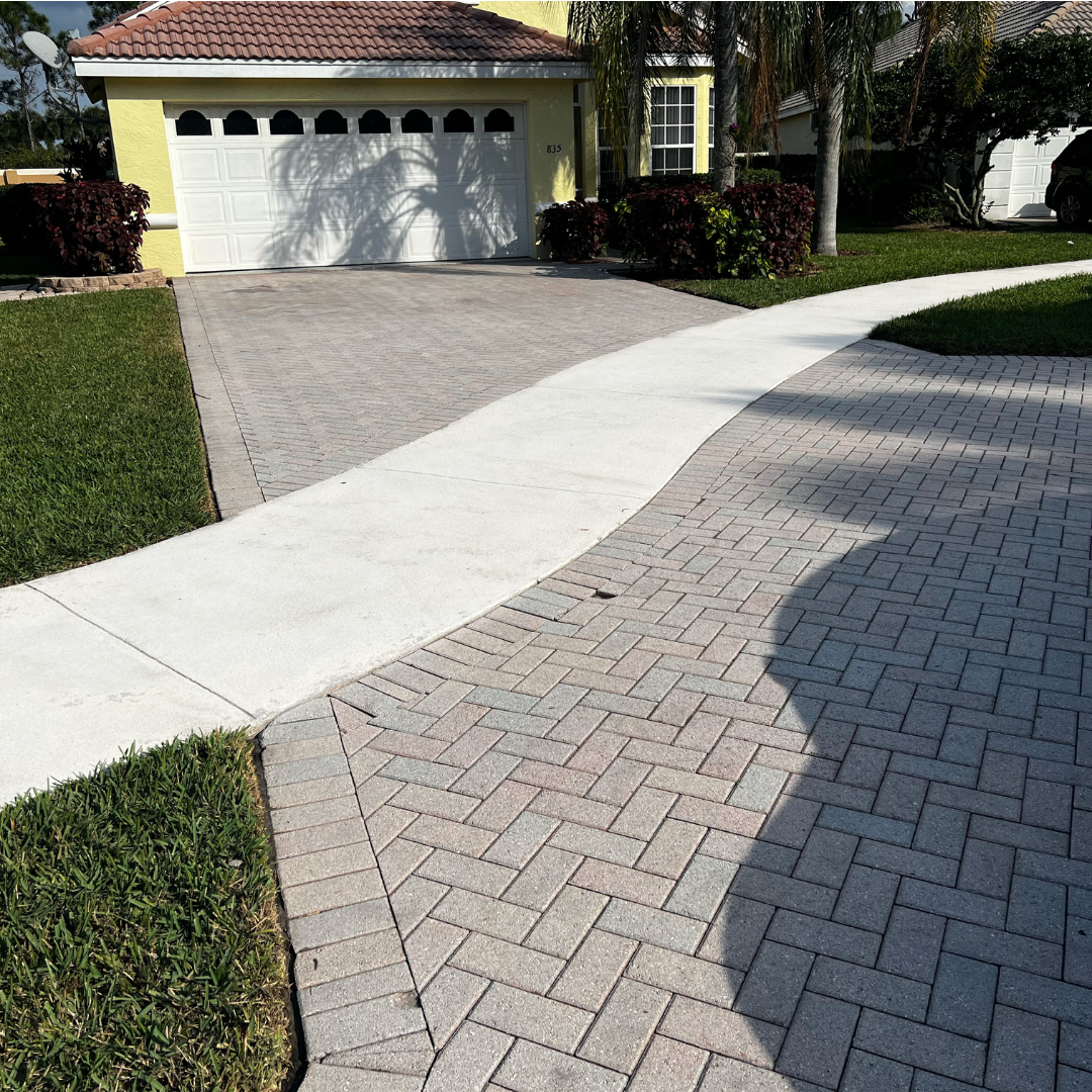 After driveway