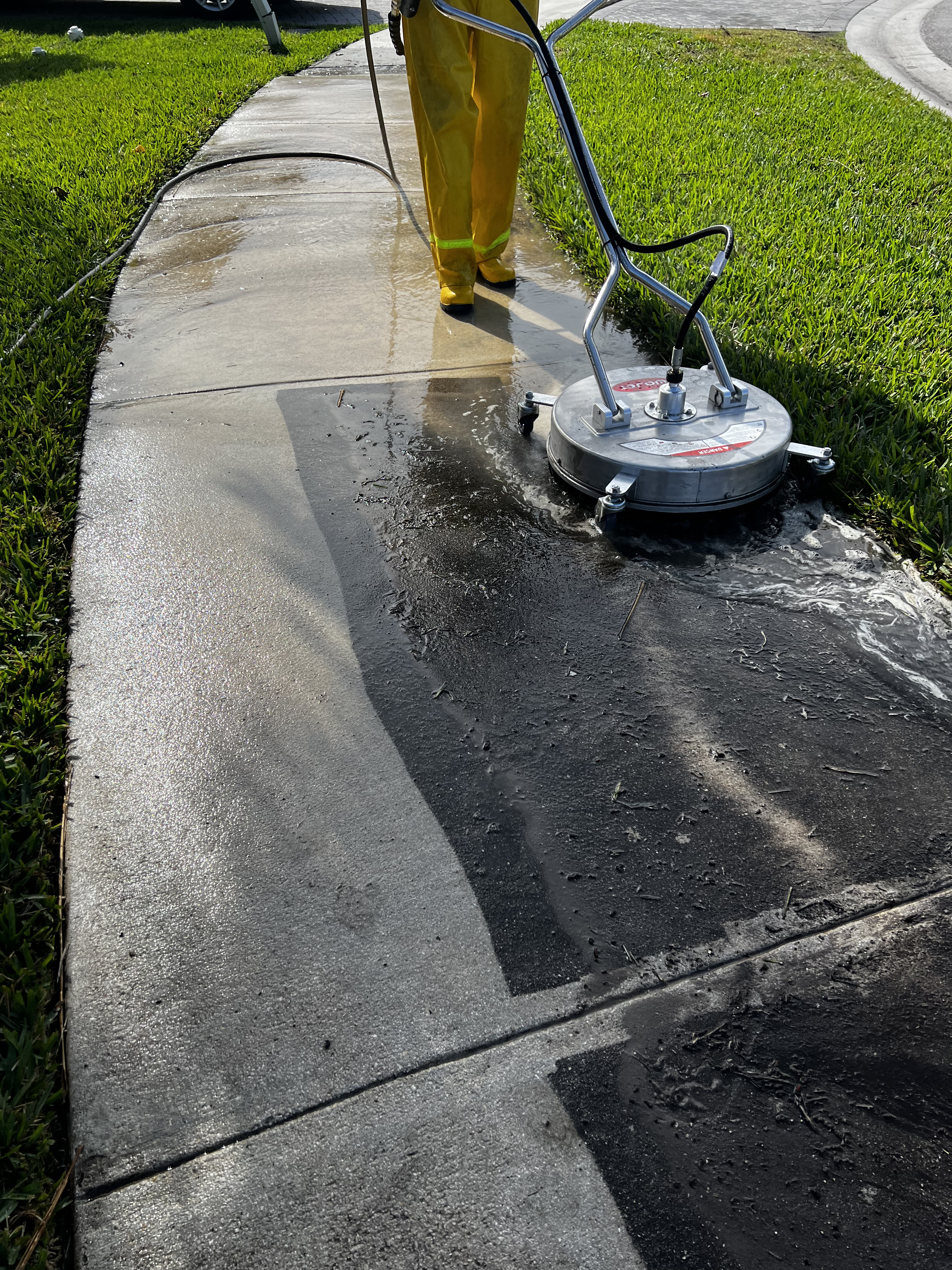 Driveway Pressure Washing